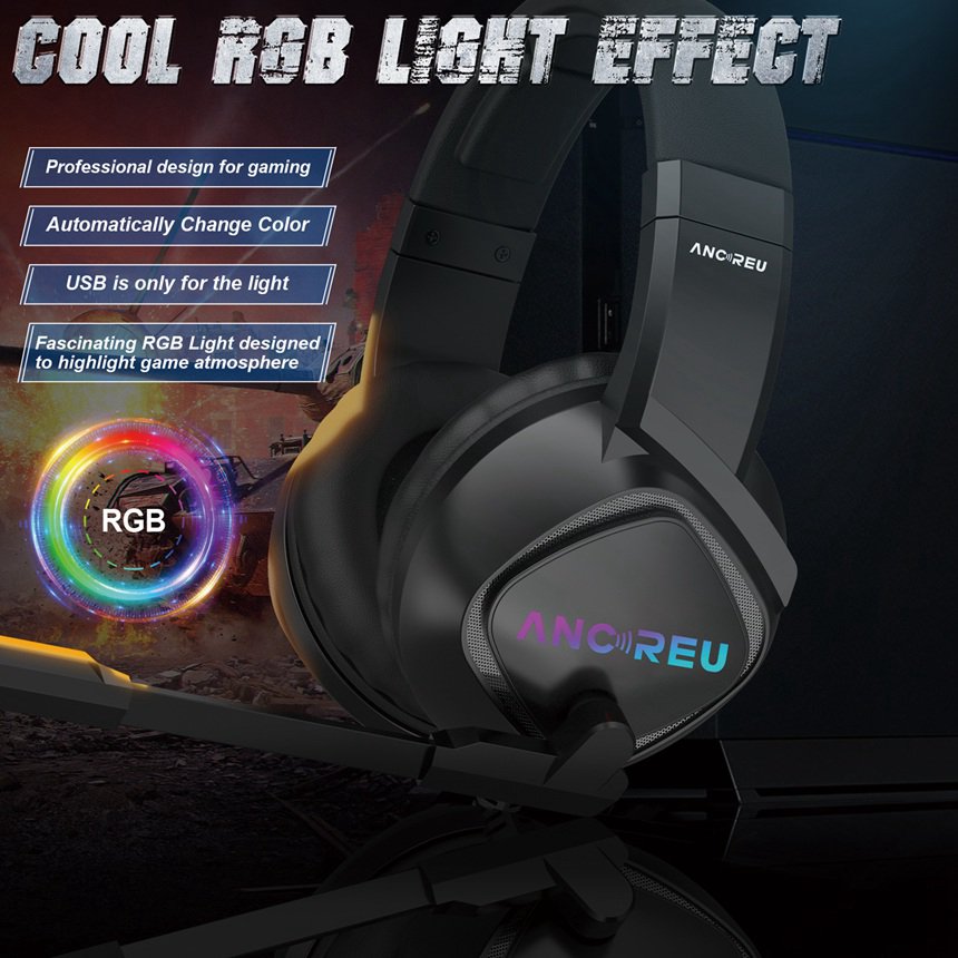 Customized RGB Best Gaming Headphones for Xbox