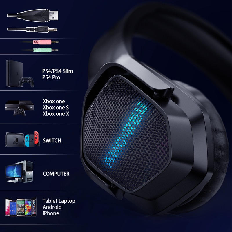 Custom Stereo Gaming Headset With Powerful Sound