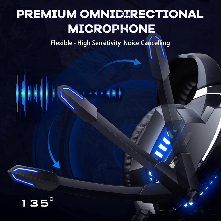 OEM Affordable LED Best Gaming Microphone Headset