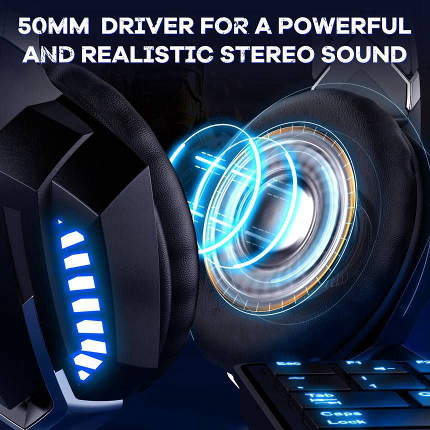 Custom LED Best Gaming Headphones With Mic