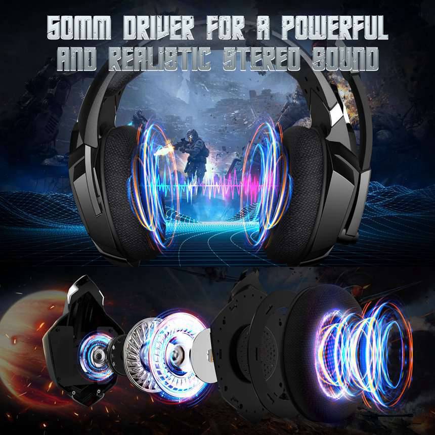 Custom LED Best Gaming Headphones With Mic