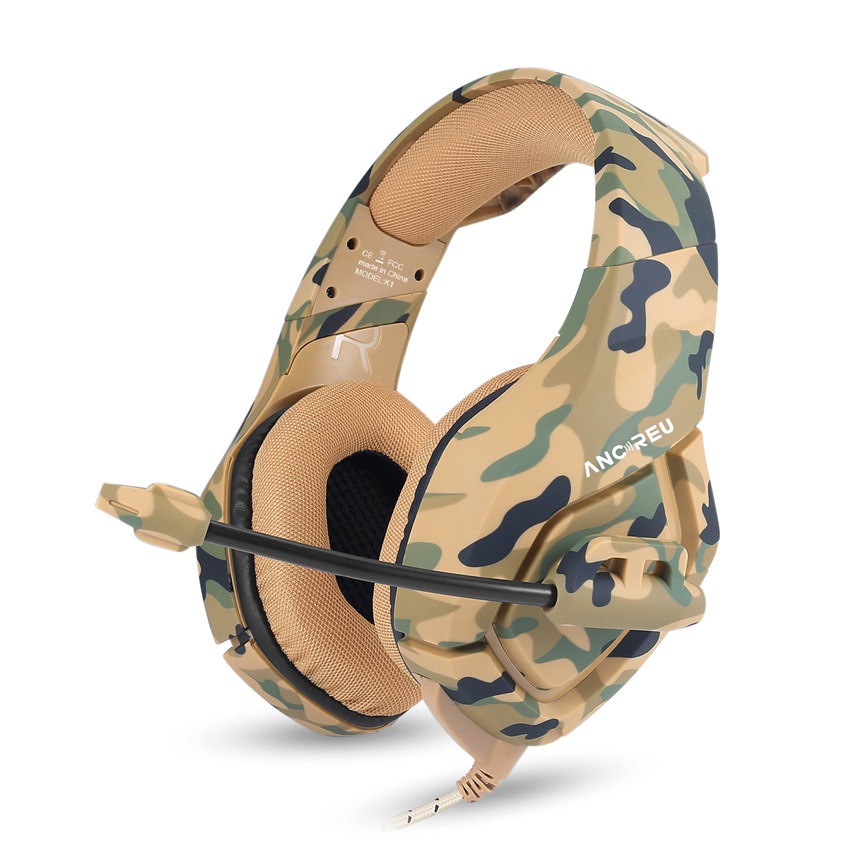 OEM Camouflage Yellow Good Headphones For Gaming