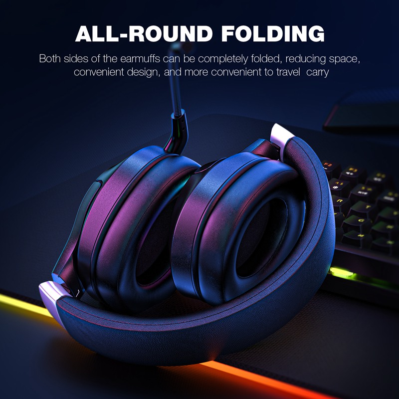 Factory Gaming Headphones With Mic Ergonomic Design