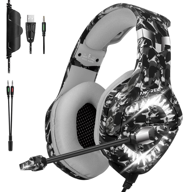 OEM Gamers Headset Xbox Camouflage Gray