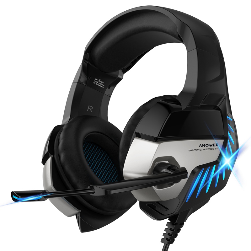 Customized The Best Gaming Headphones Black Blue