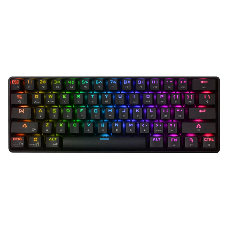 Factory 7 RGB 2 in 1 Bluetooth Gaming Keyboard 61 Keys