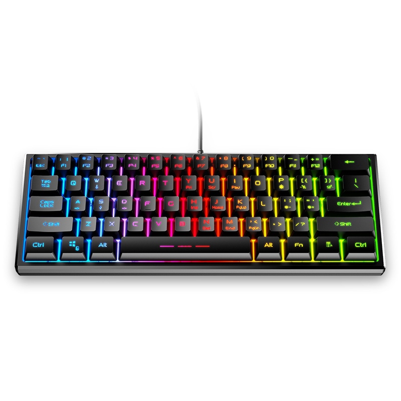 Custom 61 Keys RGB Wired Best Cheap Gaming Keyboard