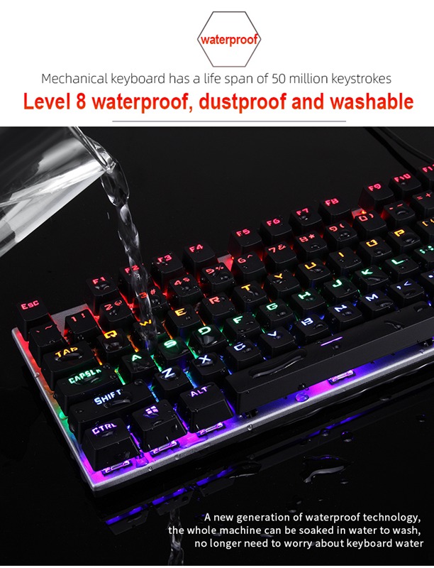 OEM RGB Backlight Mechanical Custom Gaming Keyboard