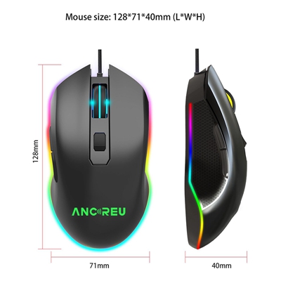 OEM Best Gaming Mouse 2021 RGB Colorful Light