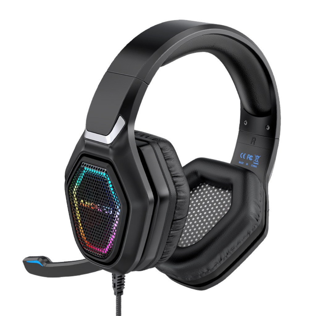 Customize Wired Gaming Headphones with Mic and RGB