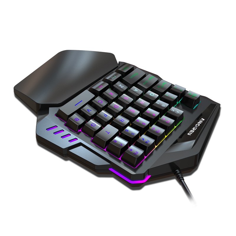 Custom 2022 35 Keys Membrane Keyboard Mini Gaming RGB