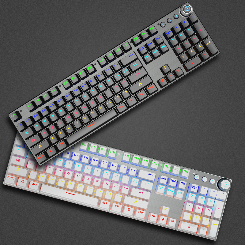  Custom 104 Keys RGB Backlit 75% Mechanical Gaming Keyboard