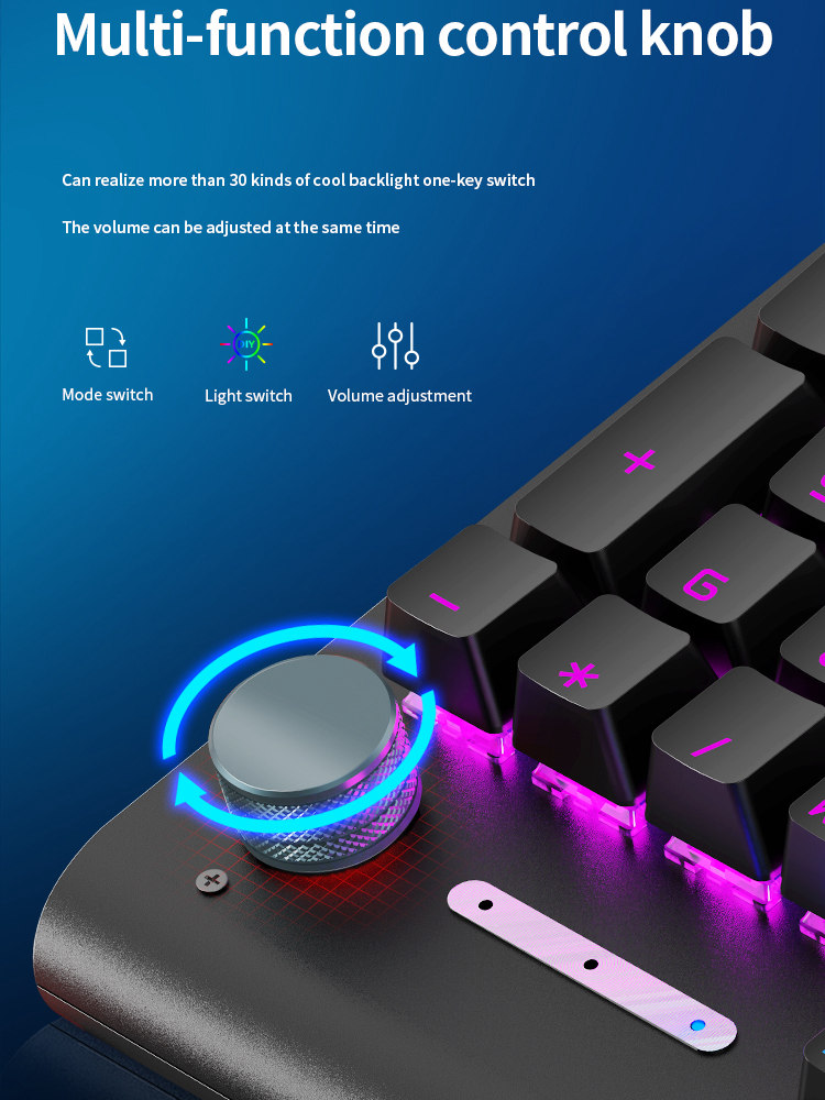 Custom Wired Mechanical Gaming Keyboard With Armrest