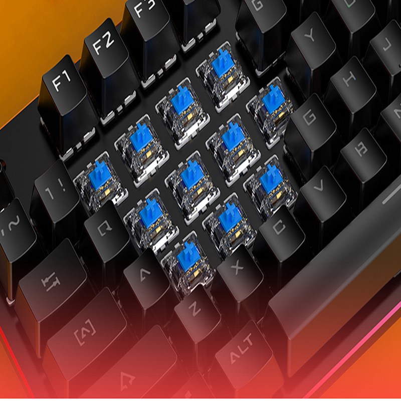 Factory Best Affordable Gaming Keyboard With Double Color Injection Molding Button